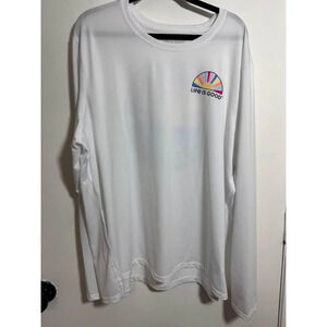 life is good women the ocean is magic long sleeve Cationic Active Tee XXL #0980